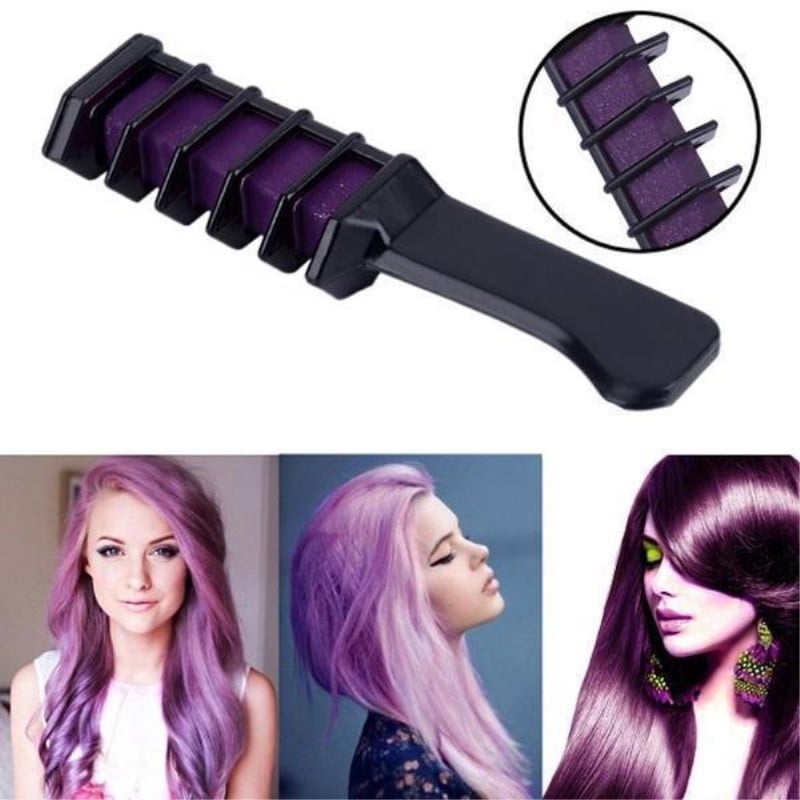 Mini Disposable Hair Color Chalk with Brush